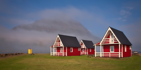 Photograph Judith Kuhn Mjoeyri Cottages on One Eyeland
